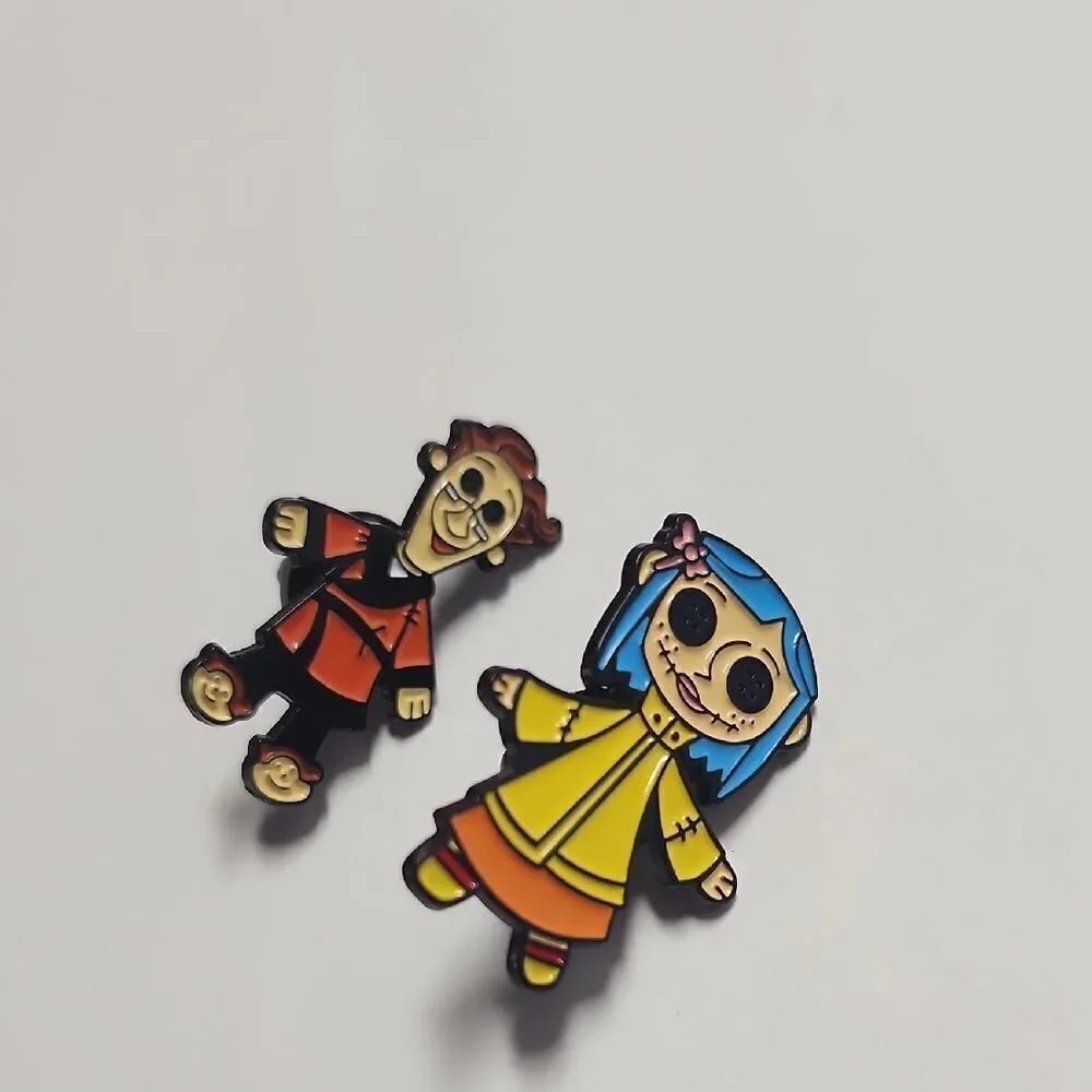 Colorful Cartoon Character Pins